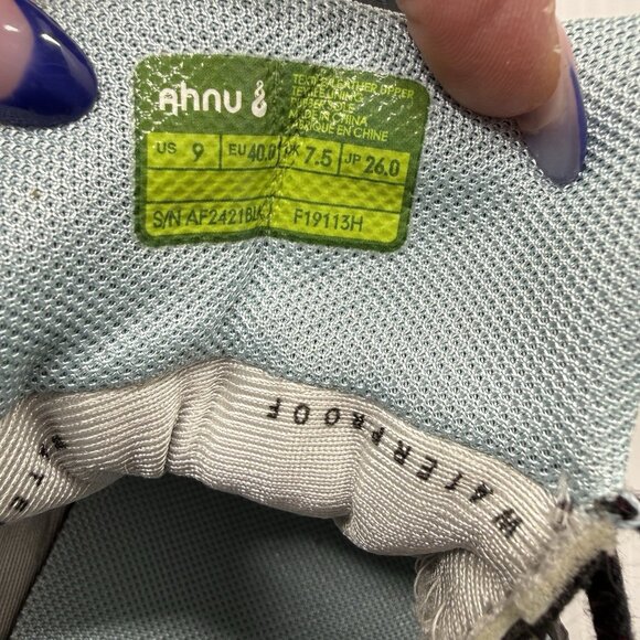 Ahnu Waterproof Hiking Shoes Womens 9 Trail Vibram Outdoor Sneakers - Picture 10 of 10